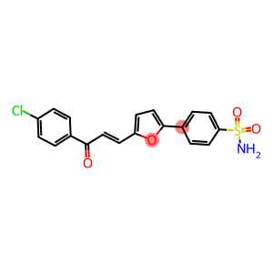 4-(5-[3-(4-CHLOROPHENYL)-3-OXOPROP-1-ENYL]-2-FURYL)BENZENE-1-SULFONAMIDE