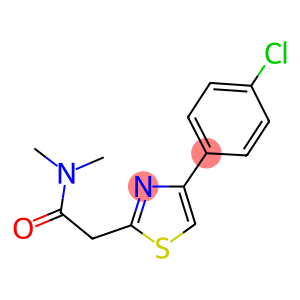 2-[4-(4-CHLOROPHENYL)-1,3-THIAZOL-2-YL]-N,N-DIMETHYLACETAMIDE