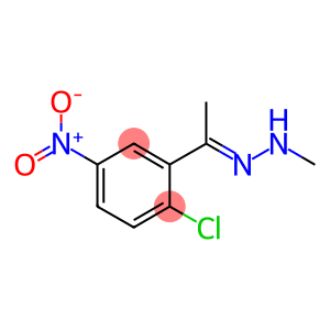 1-(2-CHLORO-5-NITROPHENYL)ETHAN-1-ONE 1-METHYLHYDRAZONE