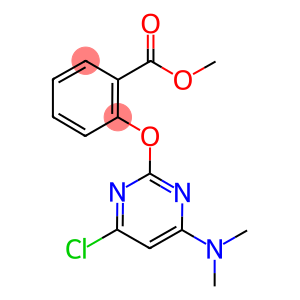 2-[[4-CHLORO-6-(DIMETHYLAMINO)PYRIMIDIN-2-YL]OXY]BENZOIC ACID, METHYL ESTER