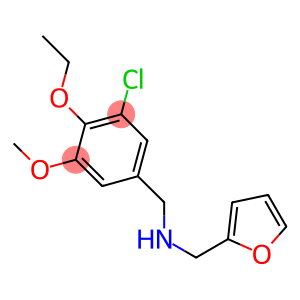 1-(3-CHLORO-4-ETHOXY-5-METHOXYPHENYL)-N-(2-FURYLMETHYL)METHANAMINE