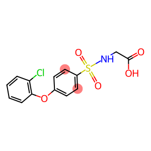 2-(([4-(2-CHLOROPHENOXY)PHENYL]SULFONYL)AMINO)ACETIC ACID