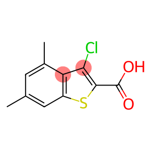 3-CHLORO-4,6-DIMETHYL-1-BENZOTHIOPHENE-2-CARBOXYLIC ACID