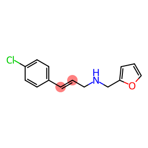 3-(4-CHLOROPHENYL)-N-(2-FURYLMETHYL)PROP-2-EN-1-AMINE