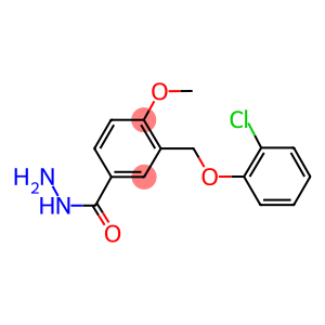 3-(2-CHLORO-PHENOXYMETHYL)-4-METHOXY-BENZOIC ACID HYDRAZIDE