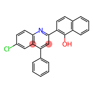 2-(6-CHLORO-4-PHENYLQUINOLIN-2-YL)-1-NAPHTHOL