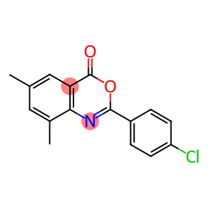 2-(4-CHLOROPHENYL)-6,8-DIMETHYL-4H-3,1-BENZOXAZIN-4-ONE