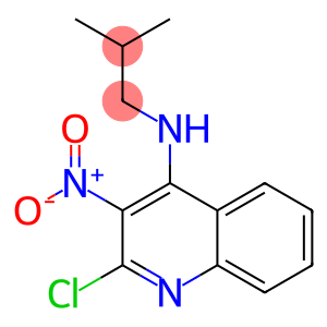 (2-CHLORO-3-NITRO-QUINOLIN-4-YL)-ISOBUTYL-AMINE