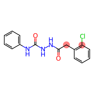 2-(2-CHLOROPHENYL)-N-((PHENYLAMINO)CARBONYLAMINO)ETHANAMIDE