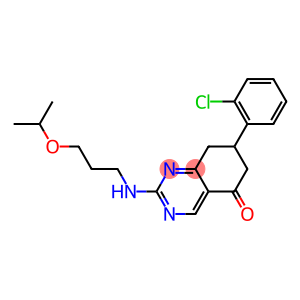 7-(2-CHLOROPHENYL)-2-[(3-ISOPROPOXYPROPYL)AMINO]-7,8-DIHYDROQUINAZOLIN-5(6H)-ONE