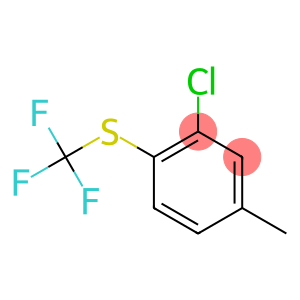 2-CHLORO-4-METHYL-1-TRIFLUOROMETHYLTHIO-BENZENE