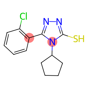 5-(2-CHLORO-PHENYL)-4-CYCLOPENTYL-4H-[1,2,4]TRIAZOLE-3-THIOL