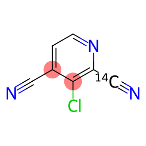 3-CHLORO-4-CYANOPYRIDINE, [CYANO-14C]-