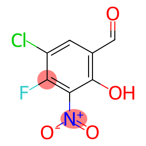 5-CHLORO-4-FLUORO-2-HYDROXY-3-NITRO-BENZALDEHYDE