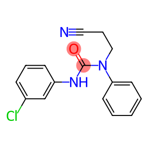 3-(3-chlorophenyl)-1-(2-cyanoethyl)-1-phenylurea