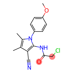 2-CHLORO-N-[3-CYANO-1-(4-METHOXYPHENYL)-4,5-DIMETHYL-1H-PYRROL-2-YL]ACETAMIDE