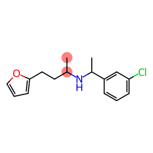 [1-(3-chlorophenyl)ethyl][4-(furan-2-yl)butan-2-yl]amine