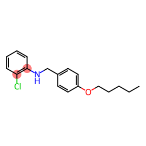 2-chloro-N-{[4-(pentyloxy)phenyl]methyl}aniline