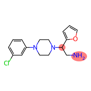 2-[4-(3-chlorophenyl)piperazin-1-yl]-2-(furan-2-yl)ethan-1-amine