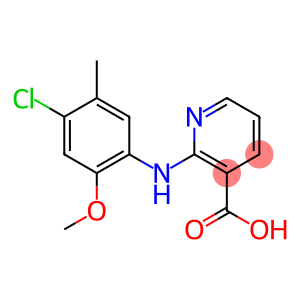 2-[(4-chloro-2-methoxy-5-methylphenyl)amino]pyridine-3-carboxylic acid