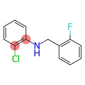 2-chloro-N-[(2-fluorophenyl)methyl]aniline