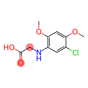 2-[(5-chloro-2,4-dimethoxyphenyl)amino]acetic acid