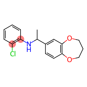 2-chloro-N-[1-(3,4-dihydro-2H-1,5-benzodioxepin-7-yl)ethyl]aniline