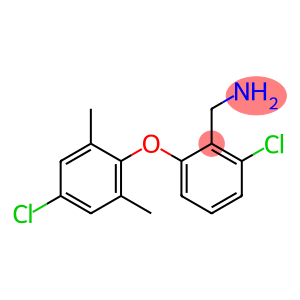 [2-chloro-6-(4-chloro-2,6-dimethylphenoxy)phenyl]methanamine