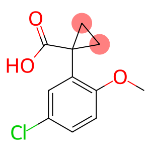 1-(5-chloro-2-methoxyphenyl)cyclopropane-1-carboxylic acid