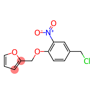 2-[4-(chloromethyl)-2-nitrophenoxymethyl]furan