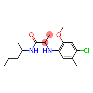 2-[(4-chloro-2-methoxy-5-methylphenyl)amino]-N-(pentan-2-yl)propanamide