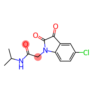 2-(5-chloro-2,3-dioxo-2,3-dihydro-1H-indol-1-yl)-N-(propan-2-yl)acetamide