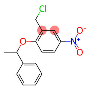 2-(chloromethyl)-4-nitro-1-(1-phenylethoxy)benzene