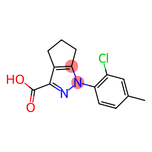 1-(2-chloro-4-methylphenyl)-1H,4H,5H,6H-cyclopenta[c]pyrazole-3-carboxylic acid