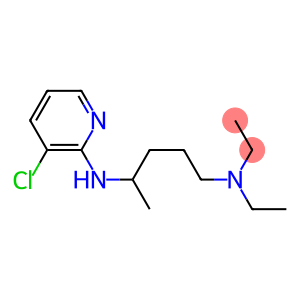 {4-[(3-chloropyridin-2-yl)amino]pentyl}diethylamine