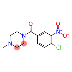 1-[(4-chloro-3-nitrophenyl)carbonyl]-4-methylpiperazine