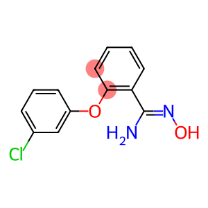 2-(3-chlorophenoxy)-N'-hydroxybenzene-1-carboximidamide