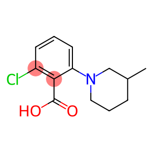 2-chloro-6-(3-methylpiperidin-1-yl)benzoic acid