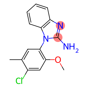 1-(4-chloro-2-methoxy-5-methylphenyl)-1H-1,3-benzodiazol-2-amine