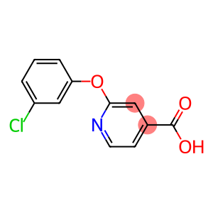 2-(3-chlorophenoxy)pyridine-4-carboxylic acid