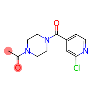 1-{4-[(2-chloropyridin-4-yl)carbonyl]piperazin-1-yl}ethan-1-one