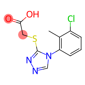 2-{[4-(3-chloro-2-methylphenyl)-4H-1,2,4-triazol-3-yl]sulfanyl}acetic acid