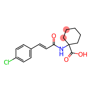 1-[3-(4-chlorophenyl)prop-2-enamido]cyclohexane-1-carboxylic acid