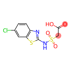 2-[(6-chloro-1,3-benzothiazol-2-yl)sulfamoyl]acetic acid