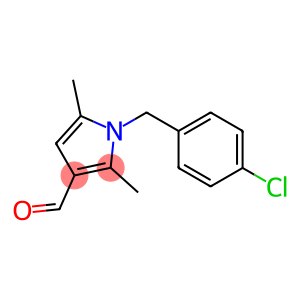 1-[(4-chlorophenyl)methyl]-2,5-dimethyl-1H-pyrrole-3-carbaldehyde