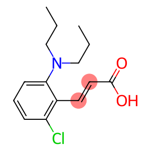 3-[2-chloro-6-(dipropylamino)phenyl]prop-2-enoic acid