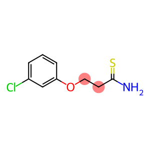 3-(3-chlorophenoxy)propanethioamide