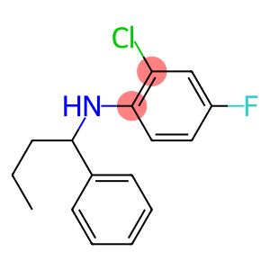 2-chloro-4-fluoro-N-(1-phenylbutyl)aniline