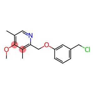 2-[3-(chloromethyl)phenoxymethyl]-4-methoxy-3,5-dimethylpyridine