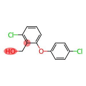 [2-chloro-6-(4-chlorophenoxy)phenyl]methanol